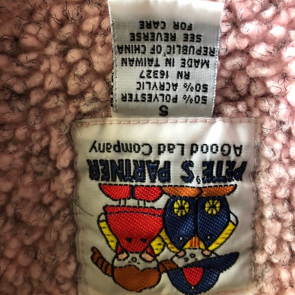 Pete’s Partner pink wooly toddler cost with hat. - Picture 8 of 8